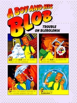 Portada de A Boy and His Blob: Trouble on Blobolonia