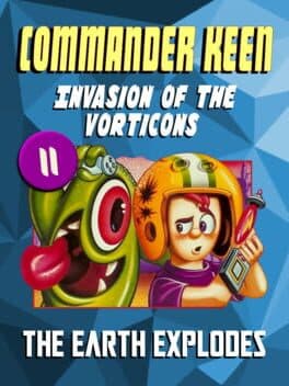 Portada de Commander Keen in Invasion of the Vorticons: The Earth Explodes